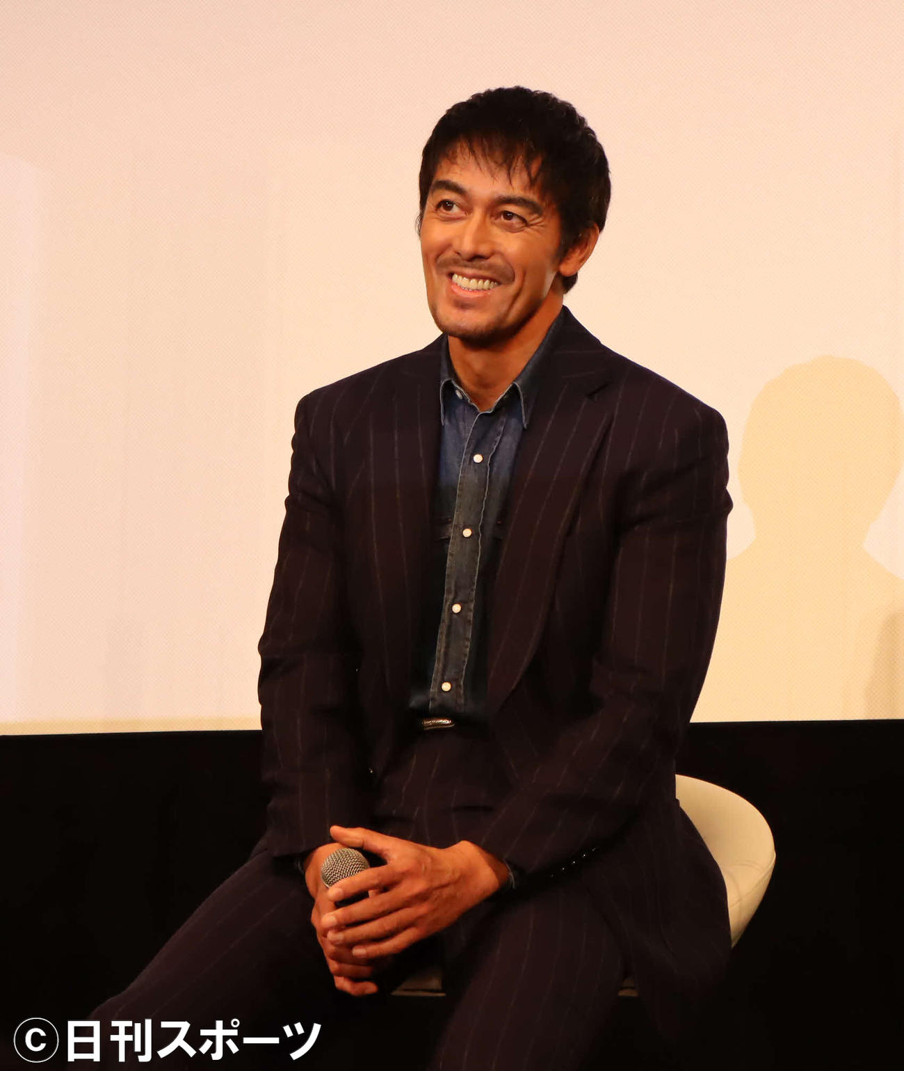 映画「とんび」の公開直前イベントに出席した阿部寛