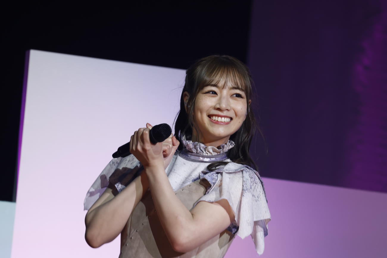卒業コンサートでパフォーマンスする乃木坂46北野日奈子