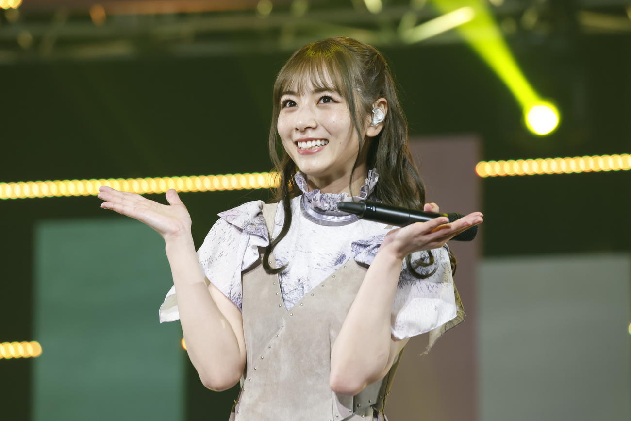 卒業コンサートでパフォーマンスする乃木坂46北野日奈子