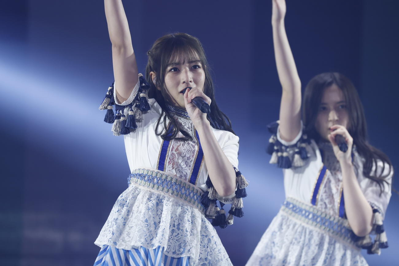 卒業コンサートでパフォーマンスする乃木坂46北野日奈子