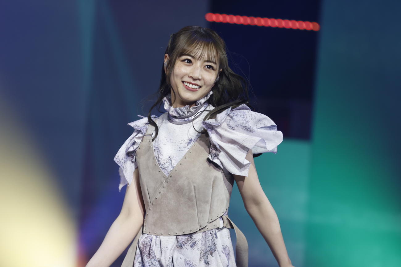 卒業コンサートでパフォーマンスする乃木坂46北野日奈子