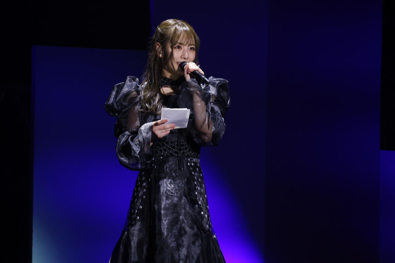 卒業コンサートでスピーチする乃木坂46北野日奈子