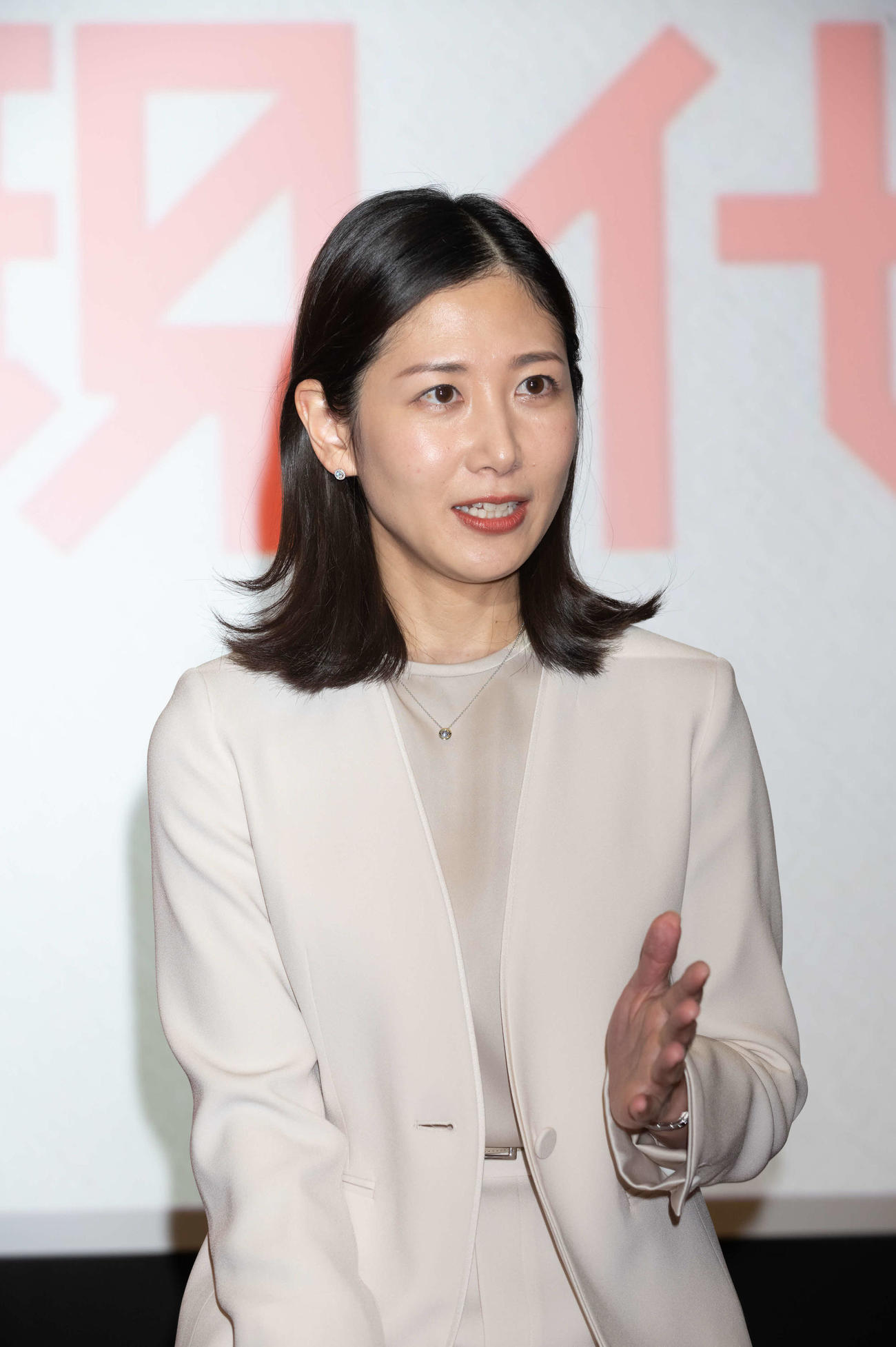 NHK「クローズアップ現代」取材会に出席した桑子真帆アナウンサー