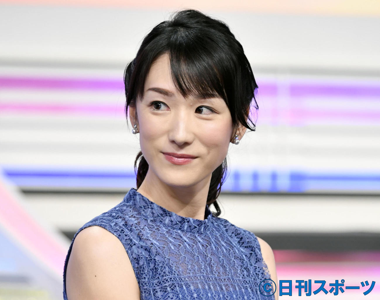 堂真理子アナウンサー（2018年10月撮影）