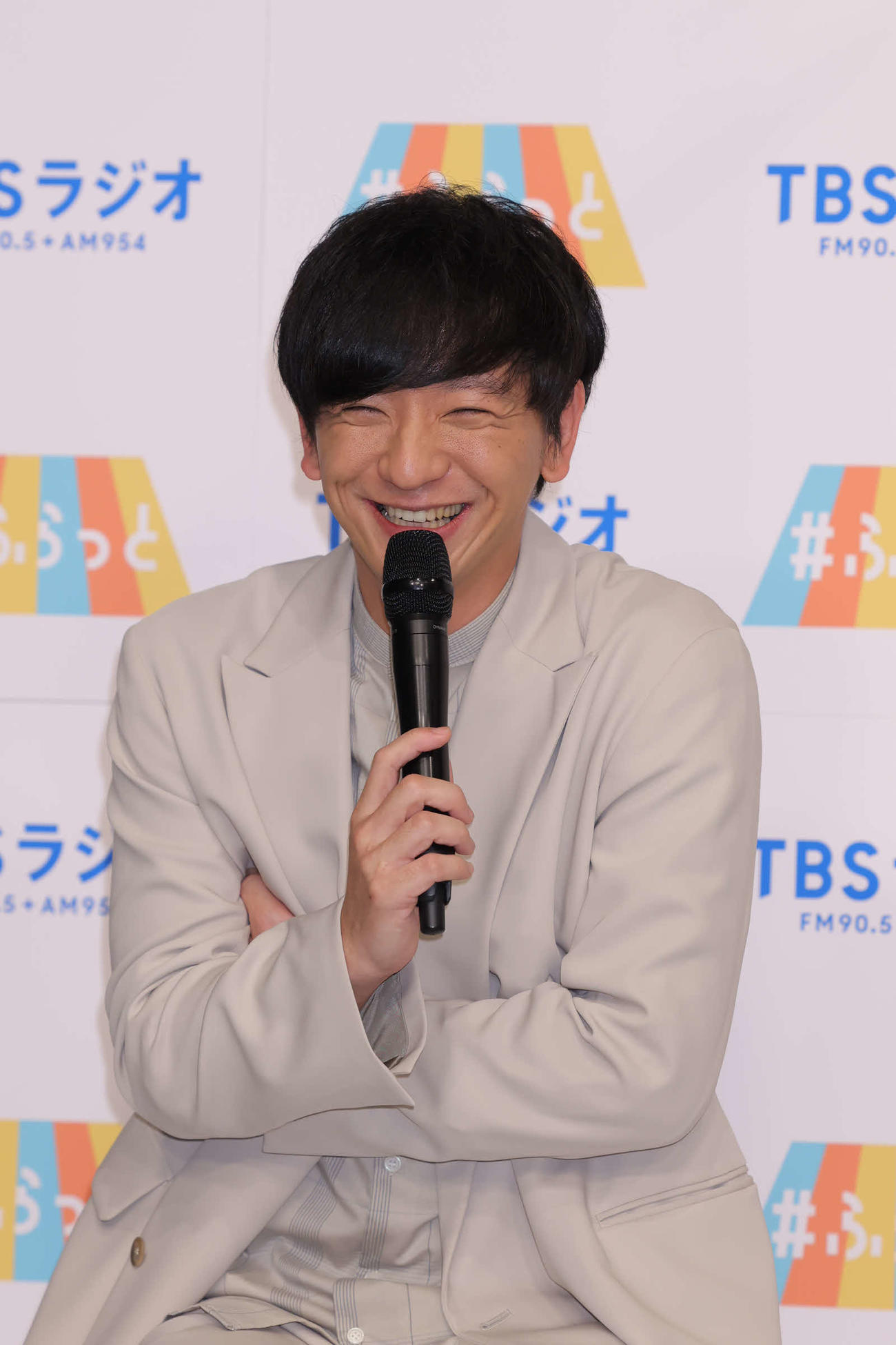 パーソナリティーを務めるTBSラジオの新番組「パンサー向井の♯ふらっと」のオンライン会見を行った向井慧