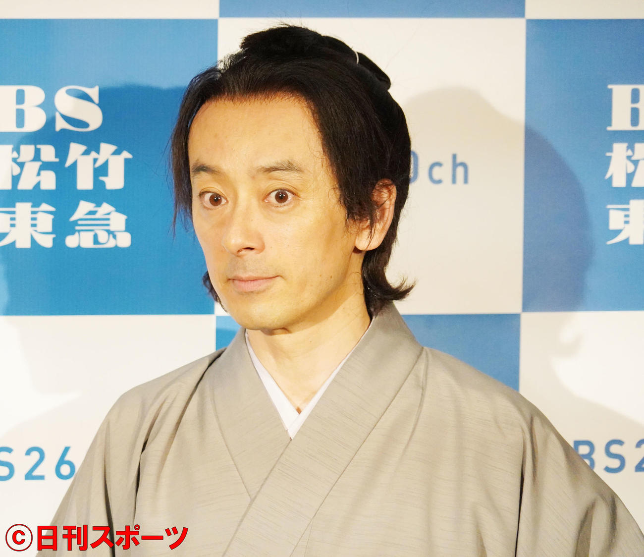 BS松竹東急の連続ドラマ「家電侍」の記者会見に出席した滝藤賢一（撮影・佐藤成）