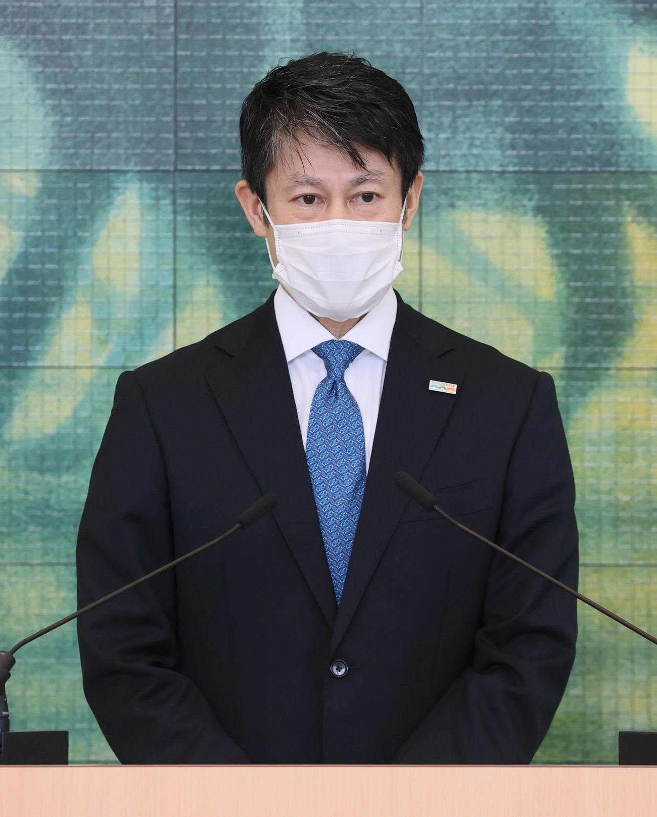 湯崎英彦広島県知事（2021年7月16日撮影）
