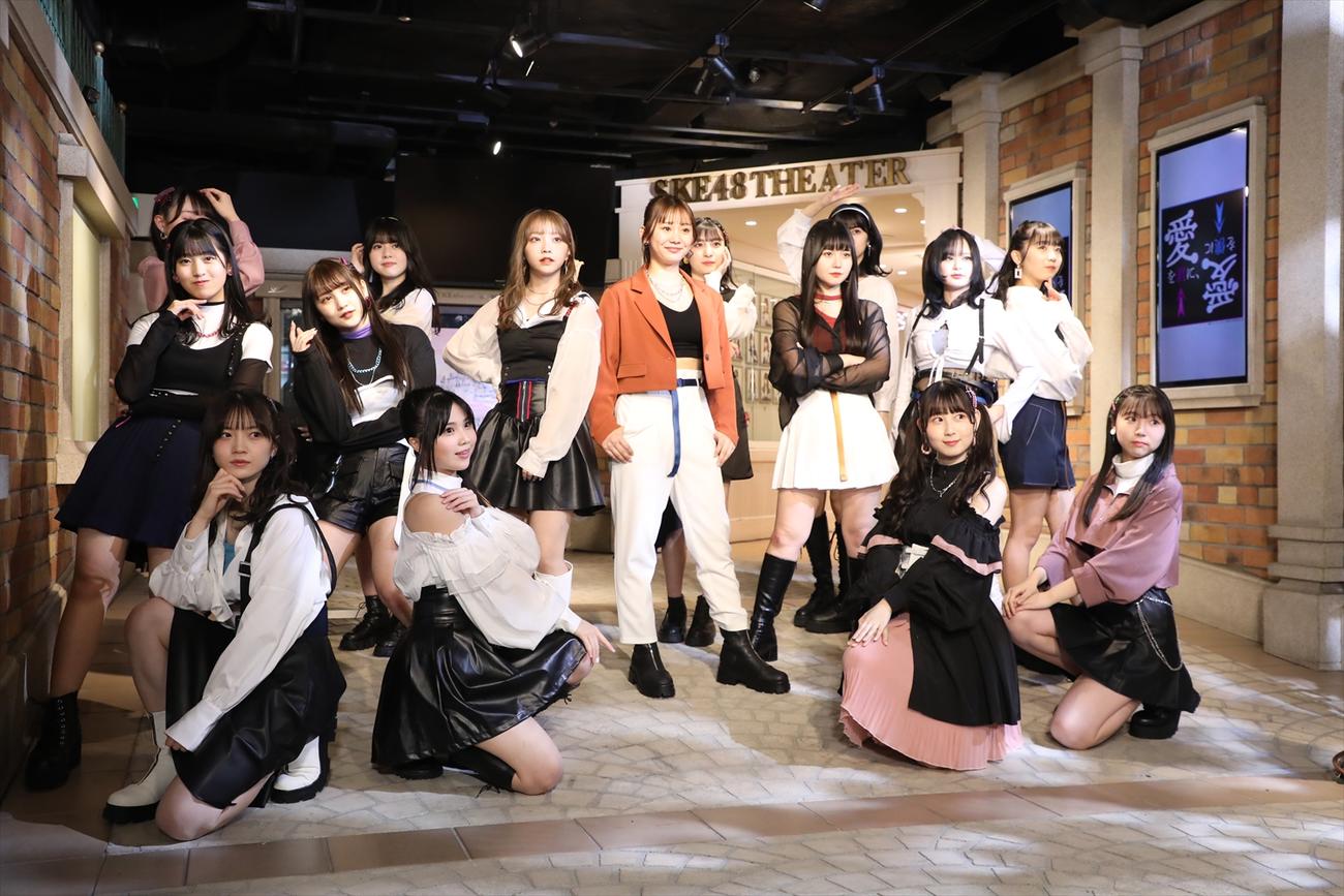 「愛を君に、愛を僕に」のミュージックビデオ撮影を行ったSKE48チームS（(C)2022 Zest, Inc.）