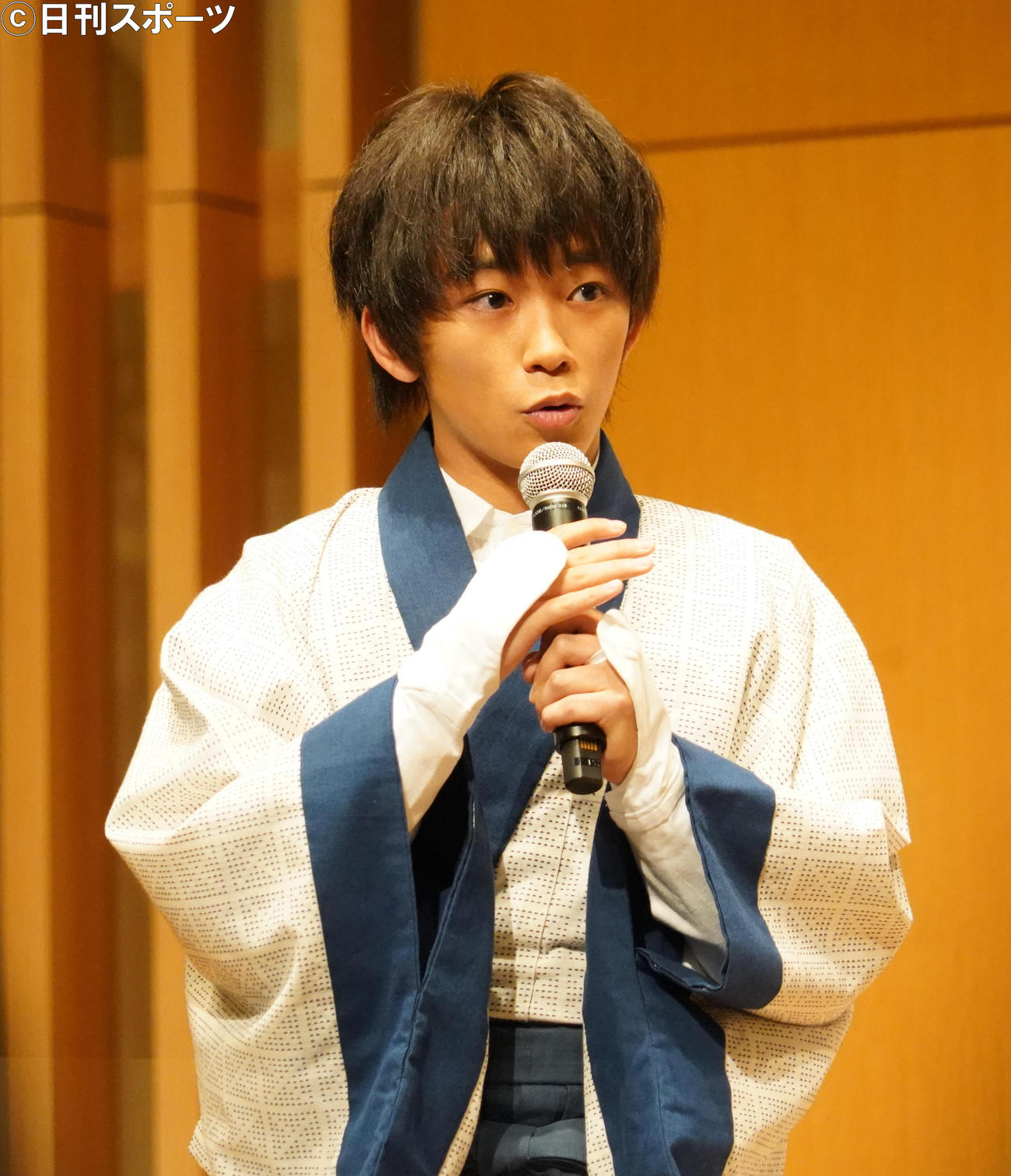 ミュージカル「るろうに剣心　京都編」の製作発表会見に出席した加藤清史郎（撮影・佐藤成）