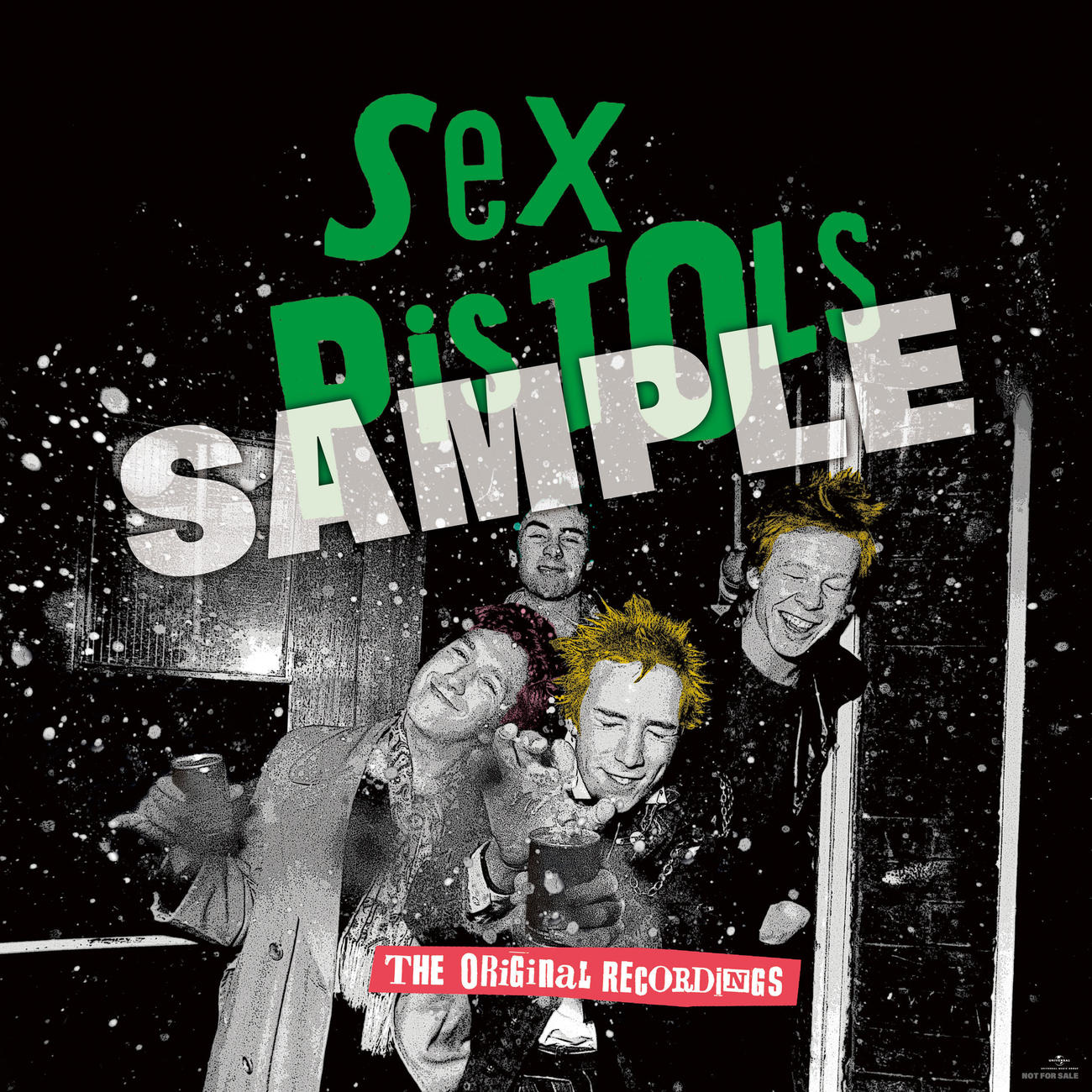 セックス・ピストルズの新コンピレーションアルバム「オリジナル・レコーディングス」日本盤CDの先着購入者特典のステッカー