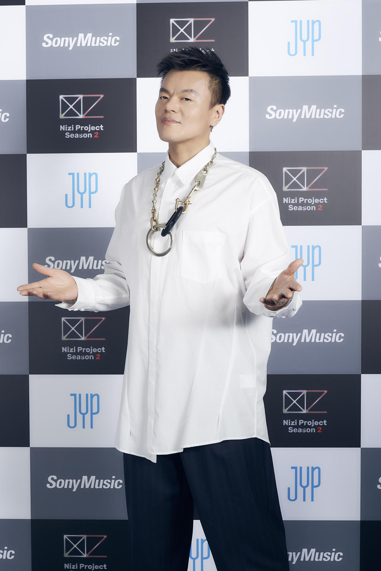 インタビューに応じたJ．Y．Park（田中聖太郎氏撮影）