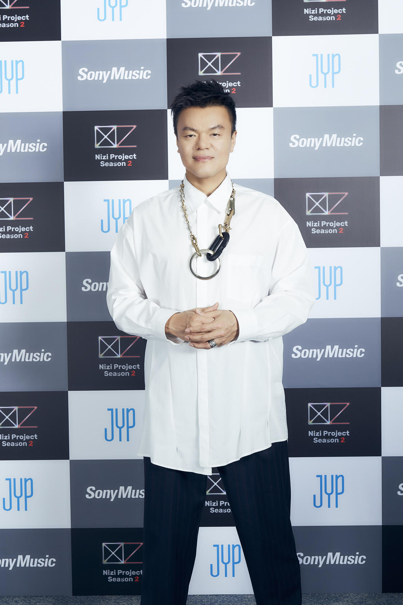インタビューに応じたJ．Y．Park（田中聖太郎氏撮影）