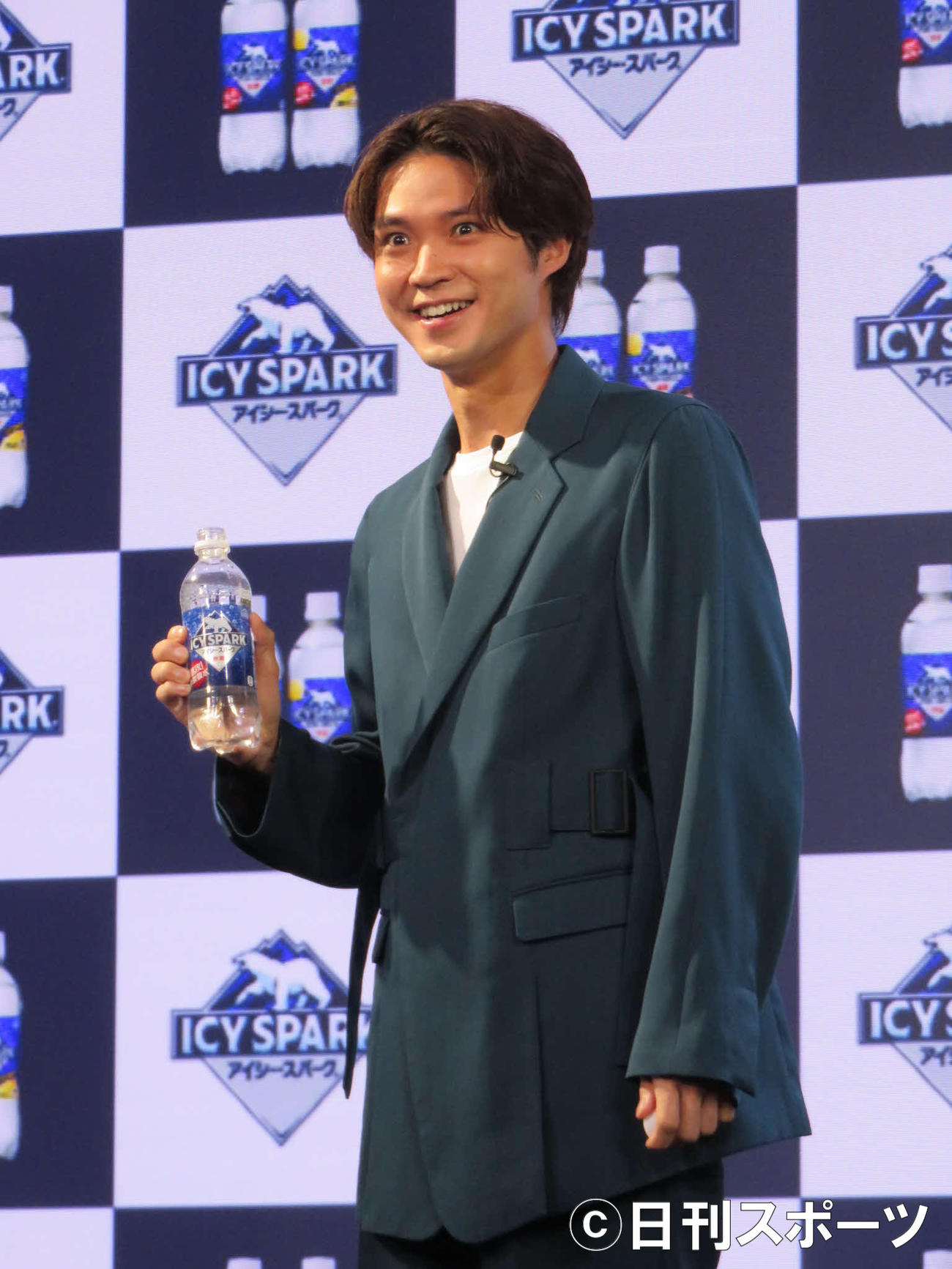 アイシー・スパークの新CM発表会に出席した磯村勇斗