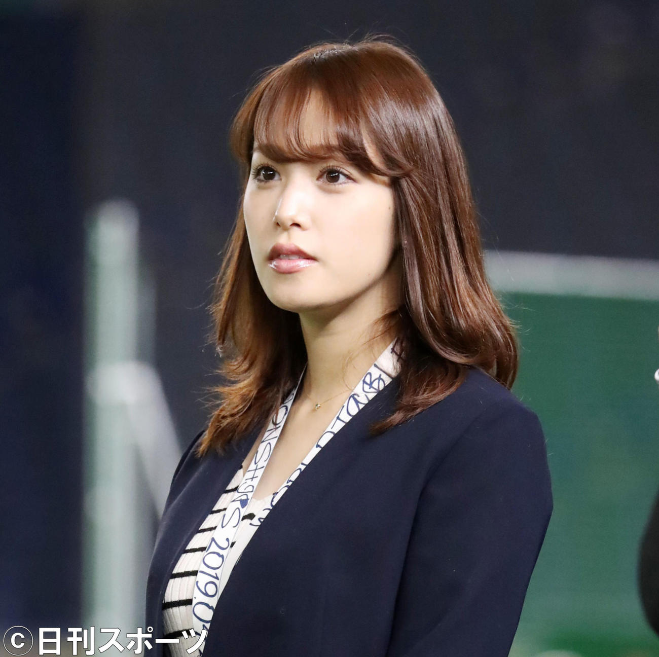 鷲見玲奈アナウンサー（2019年4月3日撮影）