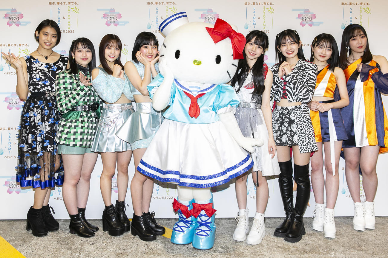 ハロー！プロジェクトの全グループが出演する春の恒例イベント「Hello！Projectひなフェス　2022）」に出演した、モーニング娘。’22森戸知沙希ら