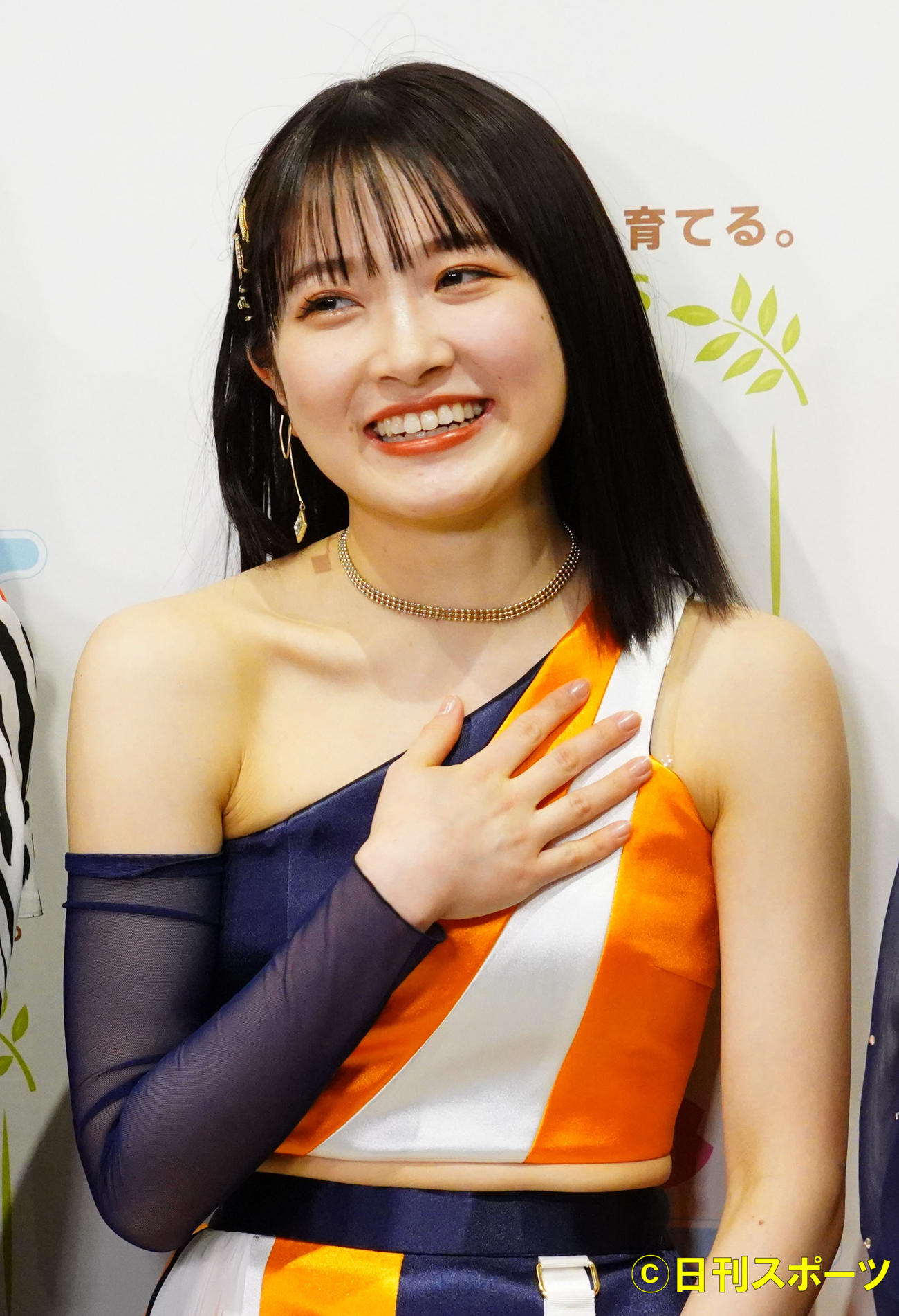 「ひなフェス」に出演したモーニング娘。’22森戸知沙希（撮影・佐藤成）