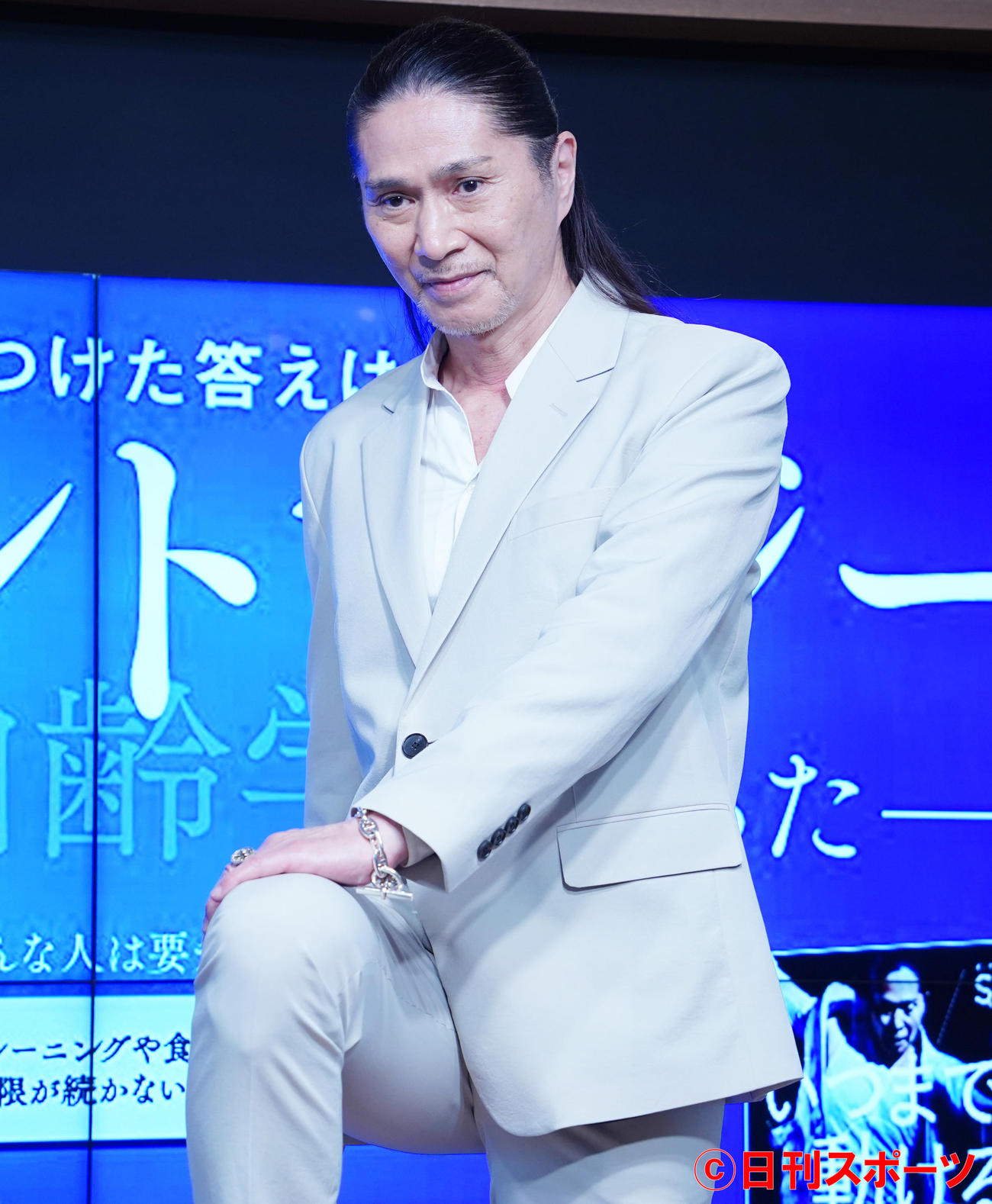 著書「いつまでも動ける。」の発売会見を行ったTRFのSAM（撮影・佐藤勝亮）