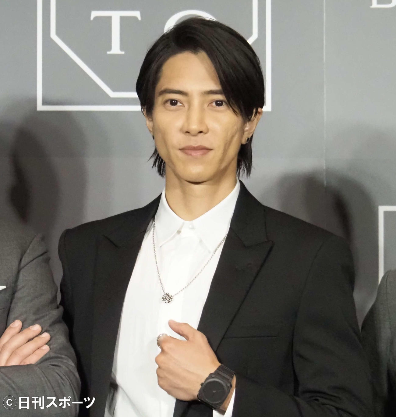 BVLGARI「オクト」10周年記念イベントに出席した山下智久（撮影・遠藤尚子）