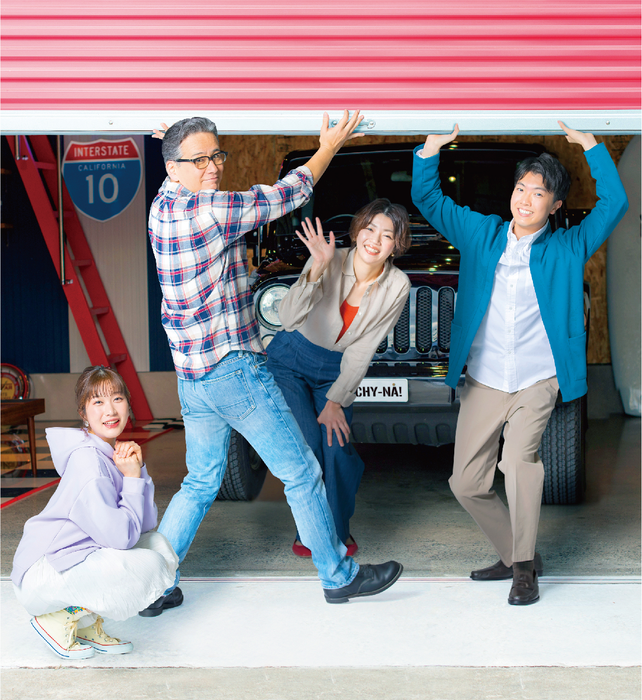 グッチー（左から2人目）と「Good　Friday」の出演者