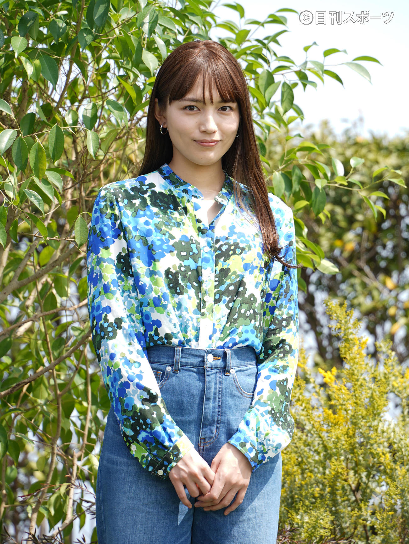 「NONIO」の新CM発表会に登壇した、川口春奈（撮影・佐藤勝亮）