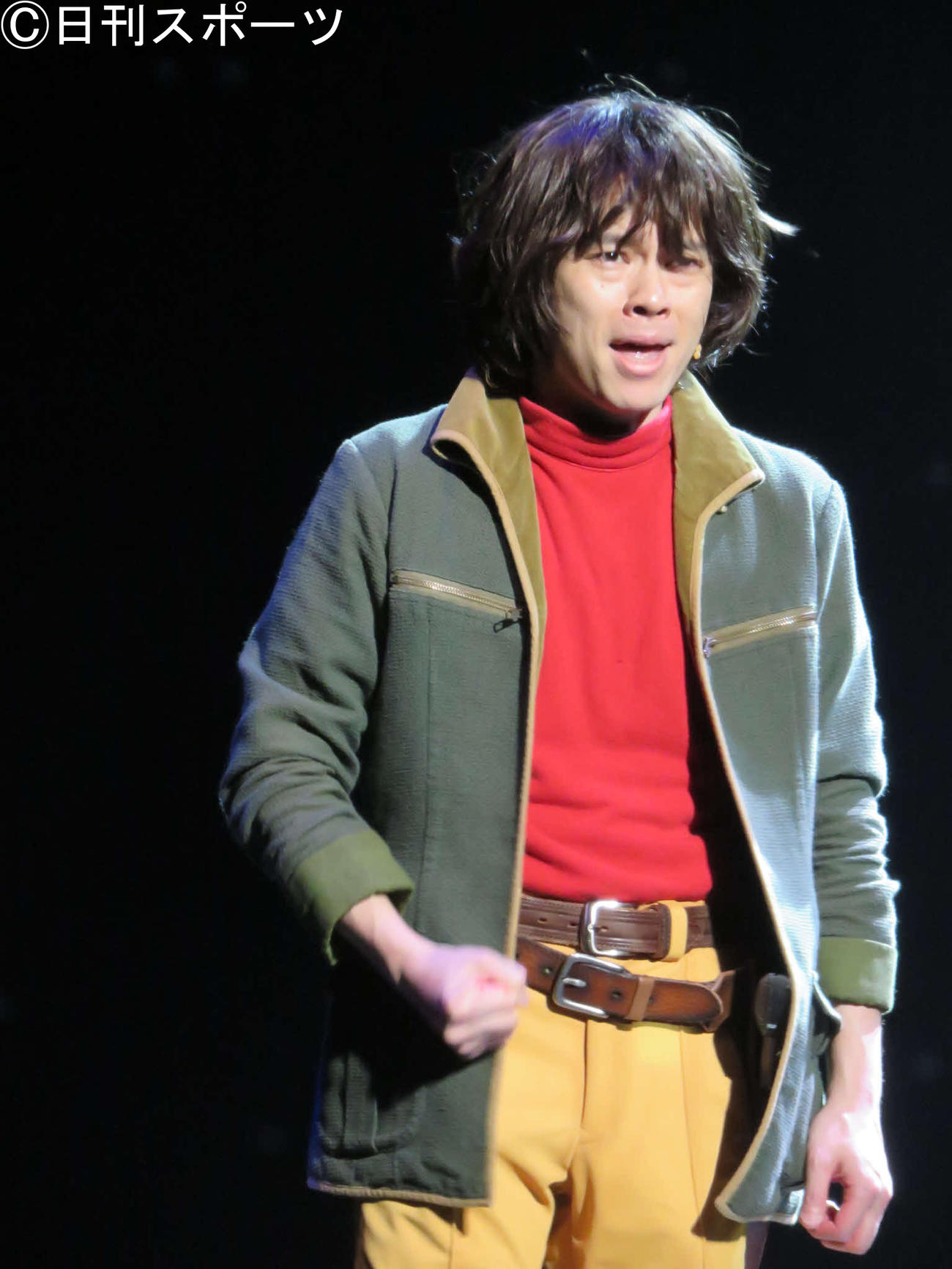 舞台「銀河鉄道999 THE MUSICAL」で主人公の星野鉄郎を演じる中川晃教