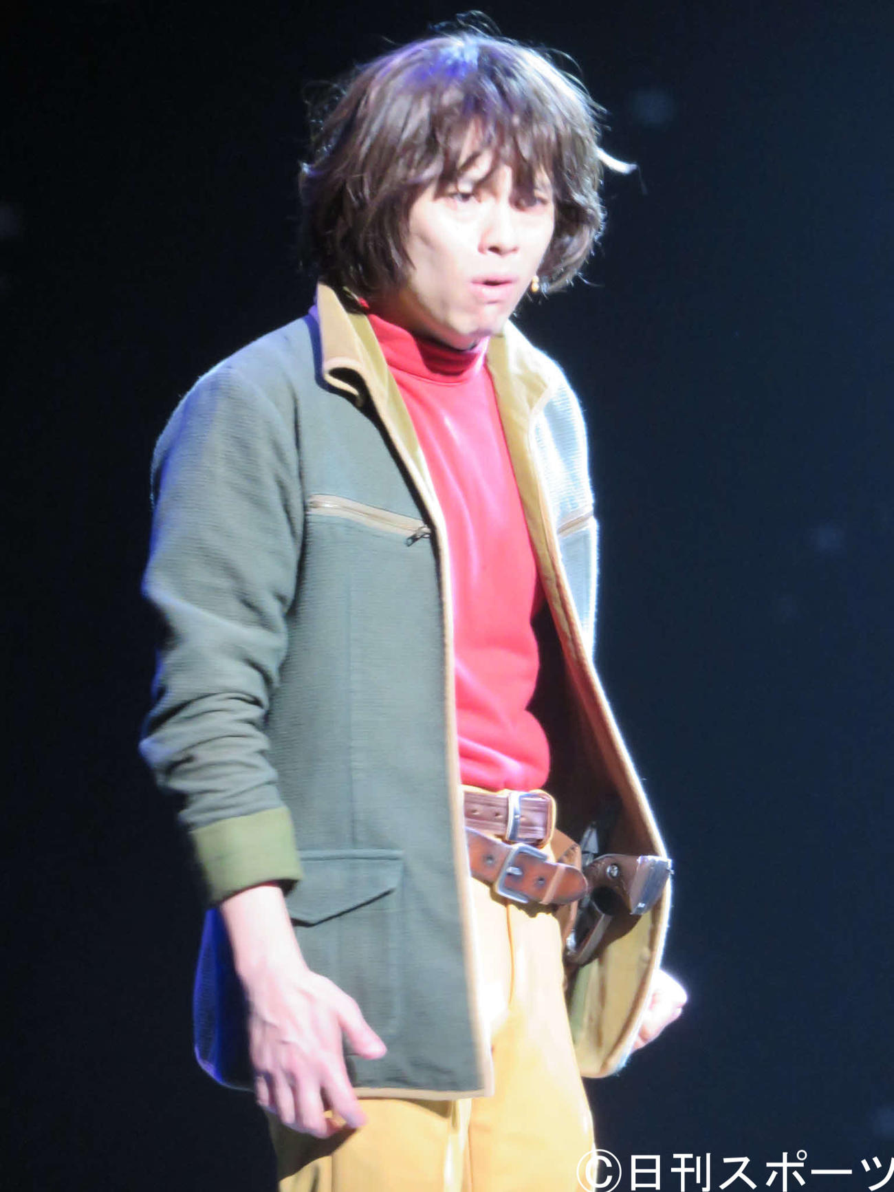 舞台「銀河鉄道999 THE MUSICAL」で主人公の星野鉄郎を演じる中川晃教