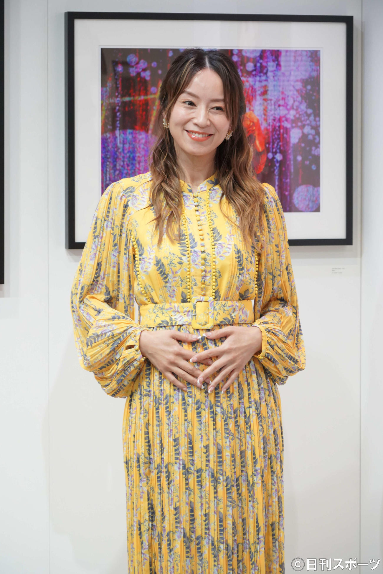 写真展「AmiSuzuki 40th Anniversary Photo Exhibition」を開催した鈴木亜美（撮影・佐藤成）