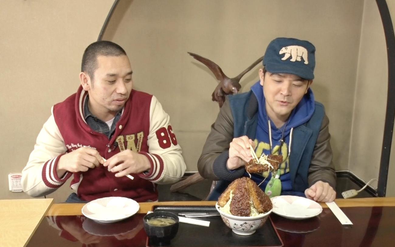 テレ玉「いろはに千鳥」に出演する大悟（左）とノブ(C) Television Saitama