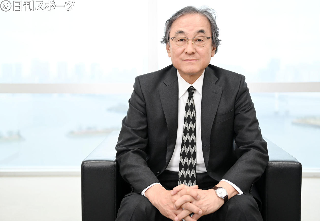 著書復刊に際し、当時の思い出を語ったフジテレビ金光修社長（撮影・横山健太）