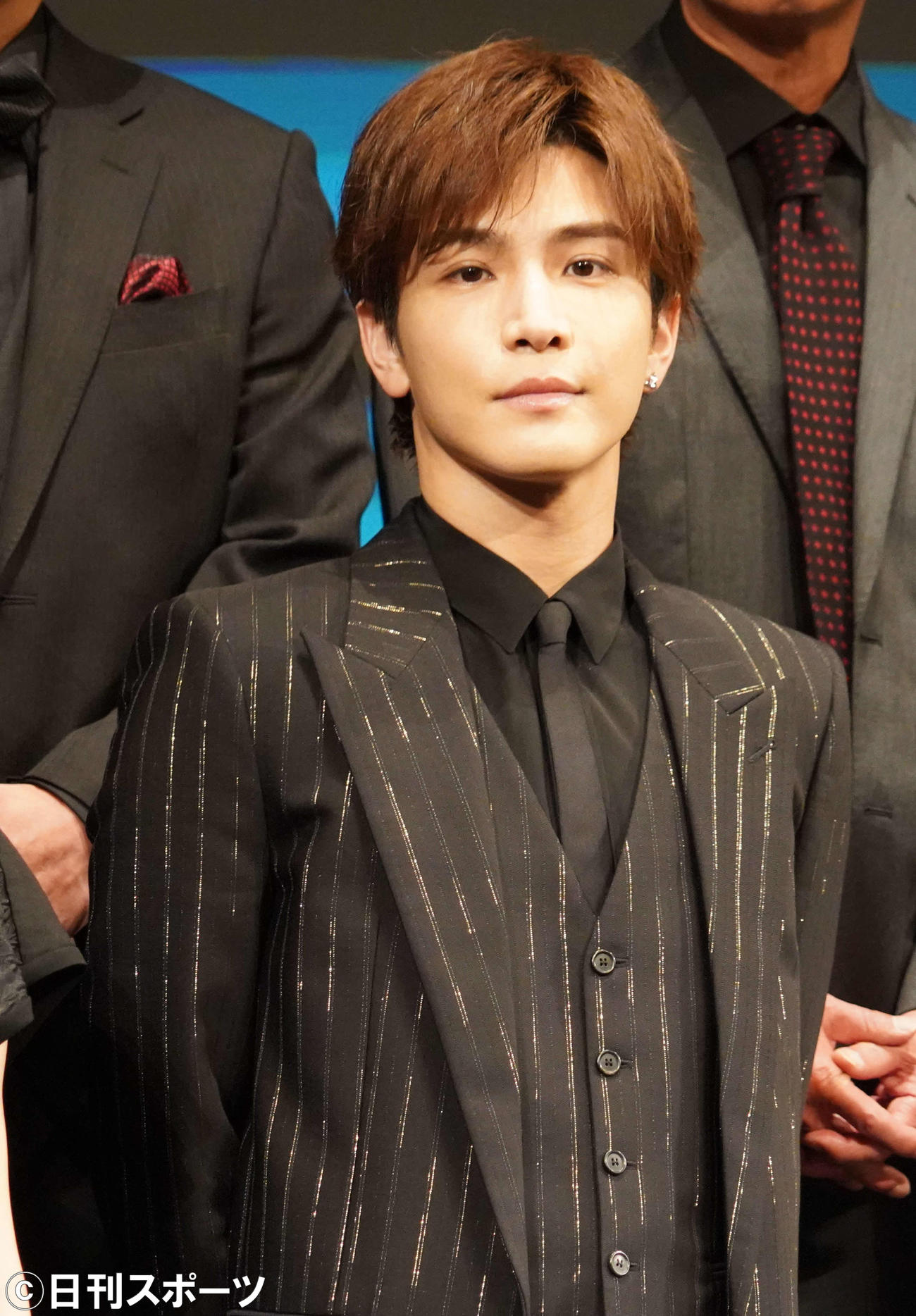 映画「死刑にいたる病」の完成披露試写会に出席した岩田剛典（撮影・佐藤成）