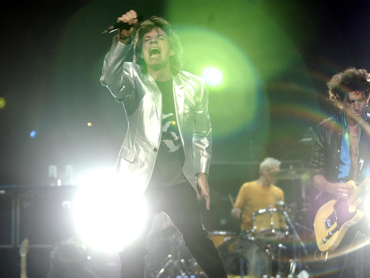 03年のマディソン・スクエア・ガーデンでのライブの模様を収録したDVD「LICKED LIVE IN NYC」を発売するザ・ローリング・ストーンズ（C）Getty Images