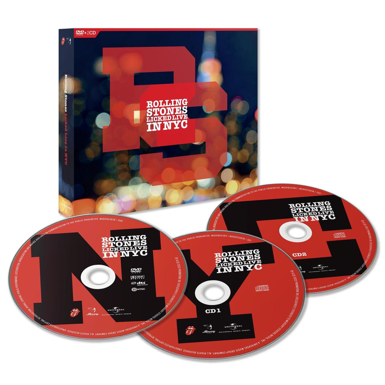 再販売されるザ・ローリング・ストーンズのDVD「LICKED LIVE IN NYC」