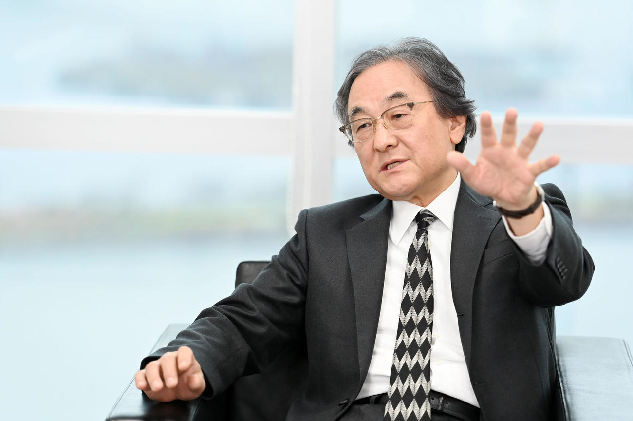 フジテレビ金光修社長（2022年3月18日撮影）