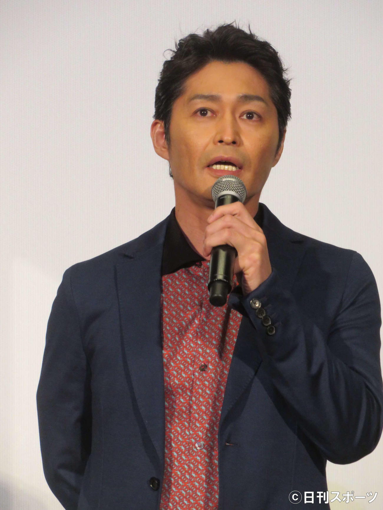 映画「とんび」公開御礼舞台あいさつに登壇した安田顕（撮影・村上幸将）