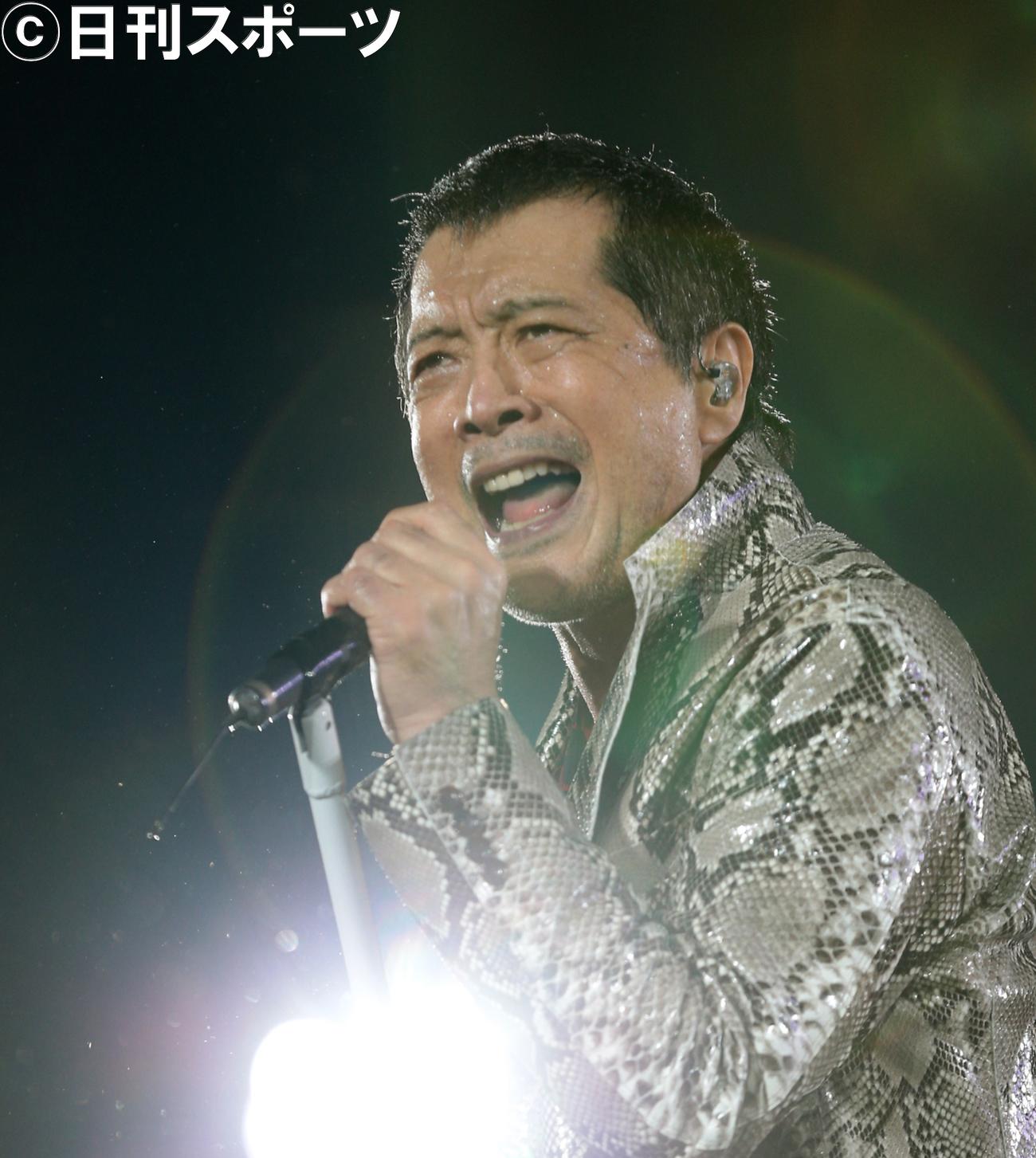 矢沢永吉（12年9月撮影）
