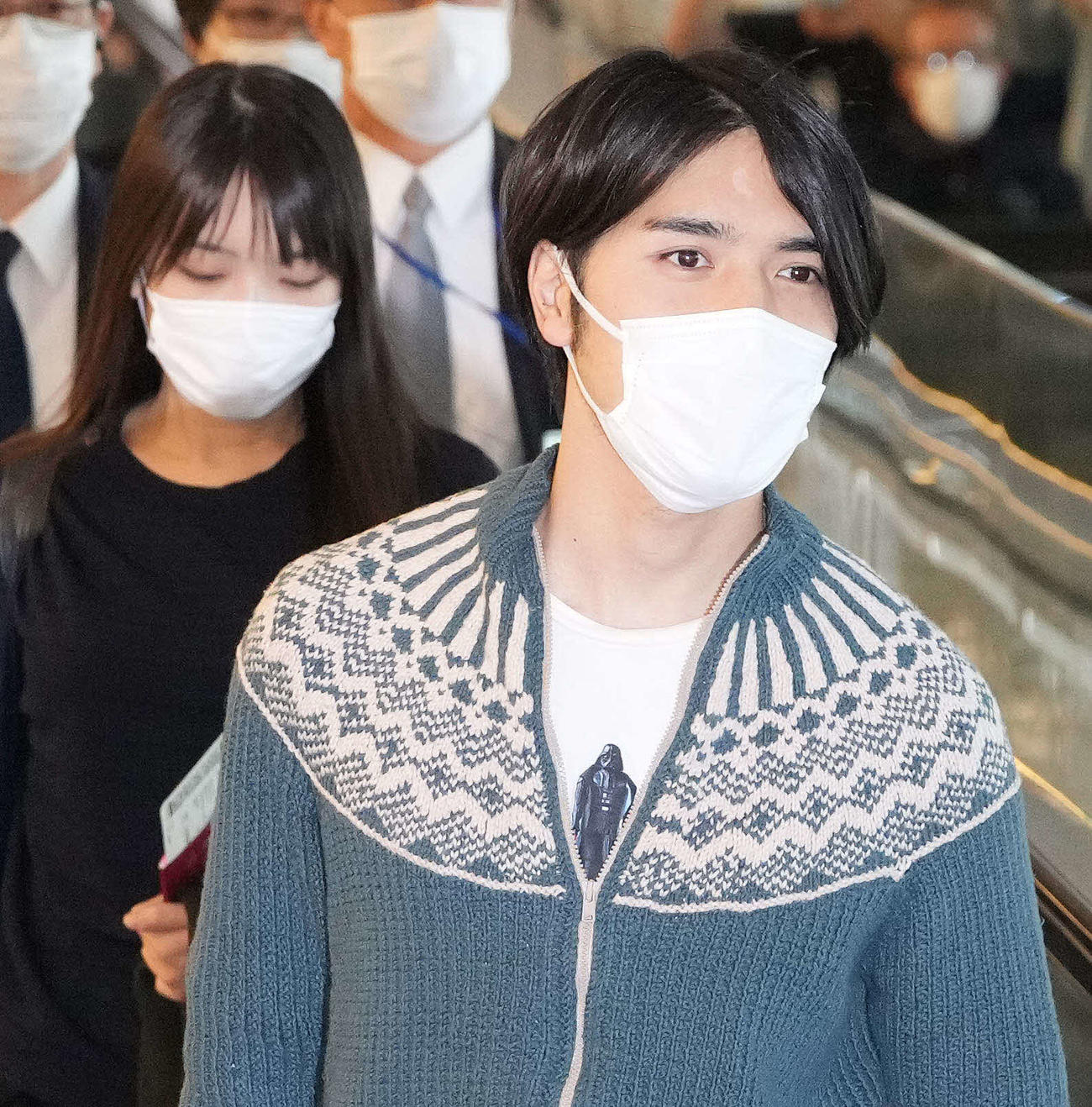 2021年11月、渡米する小室圭さんと眞子さん