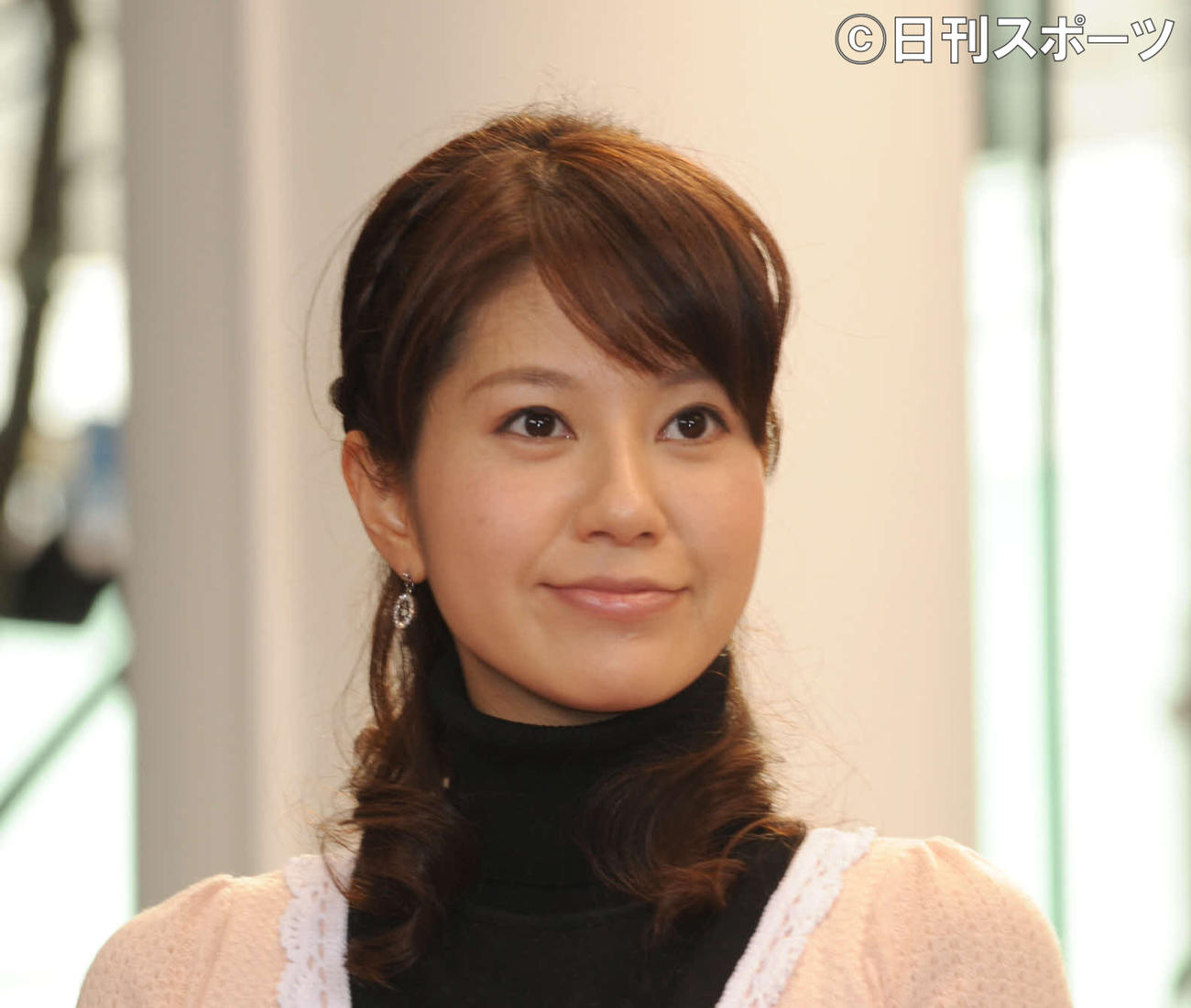 遠藤玲子アナ（2010年1月撮影）