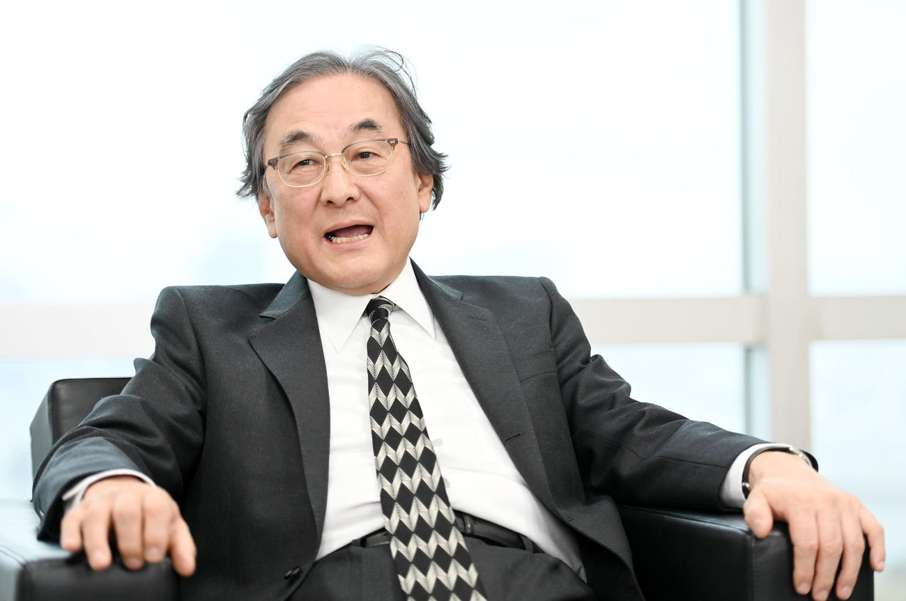 著書復刊に際し、当時の思い出を語ったフジテレビ金光修社長（撮影・横山健太）