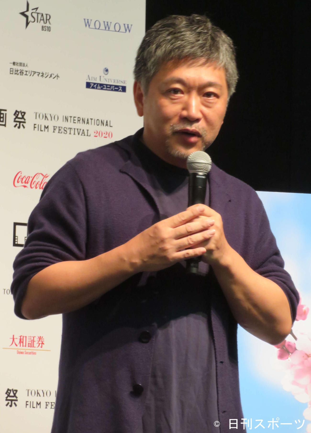 是枝裕和監督（2021年10月撮影）