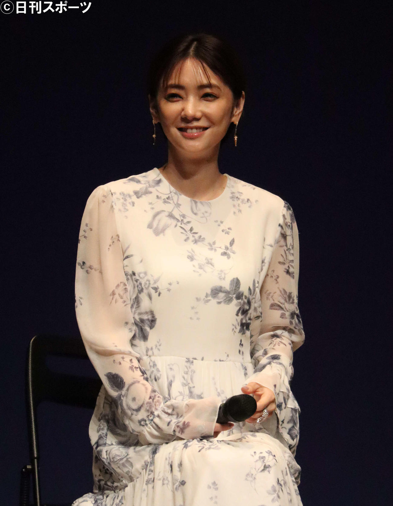 世田谷パブリックシアターのラインアップ発表会に出席した倉科カナ（撮影・小林千穂）