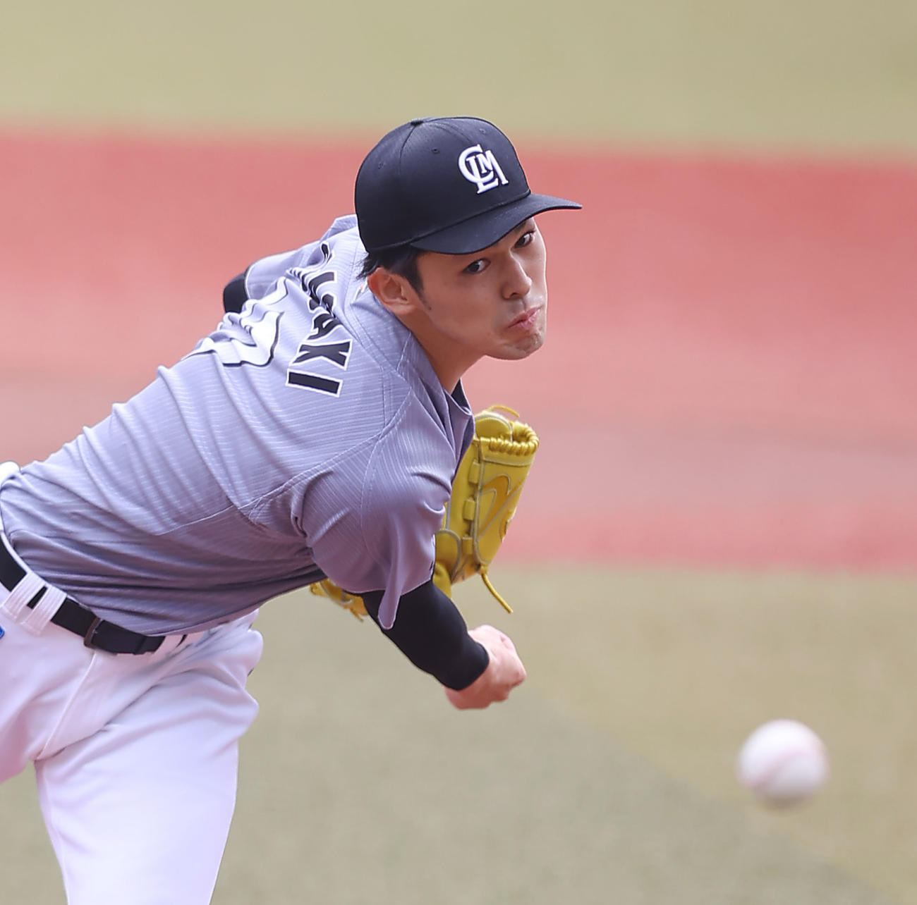 ロッテ佐々木朗希（2022年4月17日撮影）