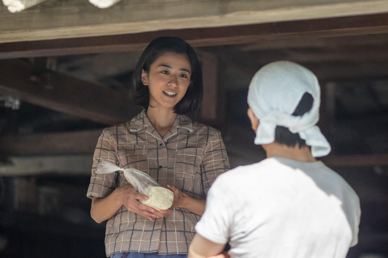 朝ドラ「ちむどんどん」より。比嘉家の次女・暢子（黒島結菜）（C）NHK