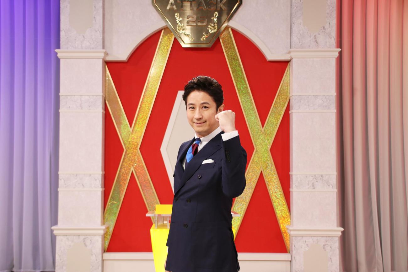 5月1日から3カ月間、「パネルクイズ　アタック25 Next」を休む谷原章介(C)BSJapanext、ABCテレビ