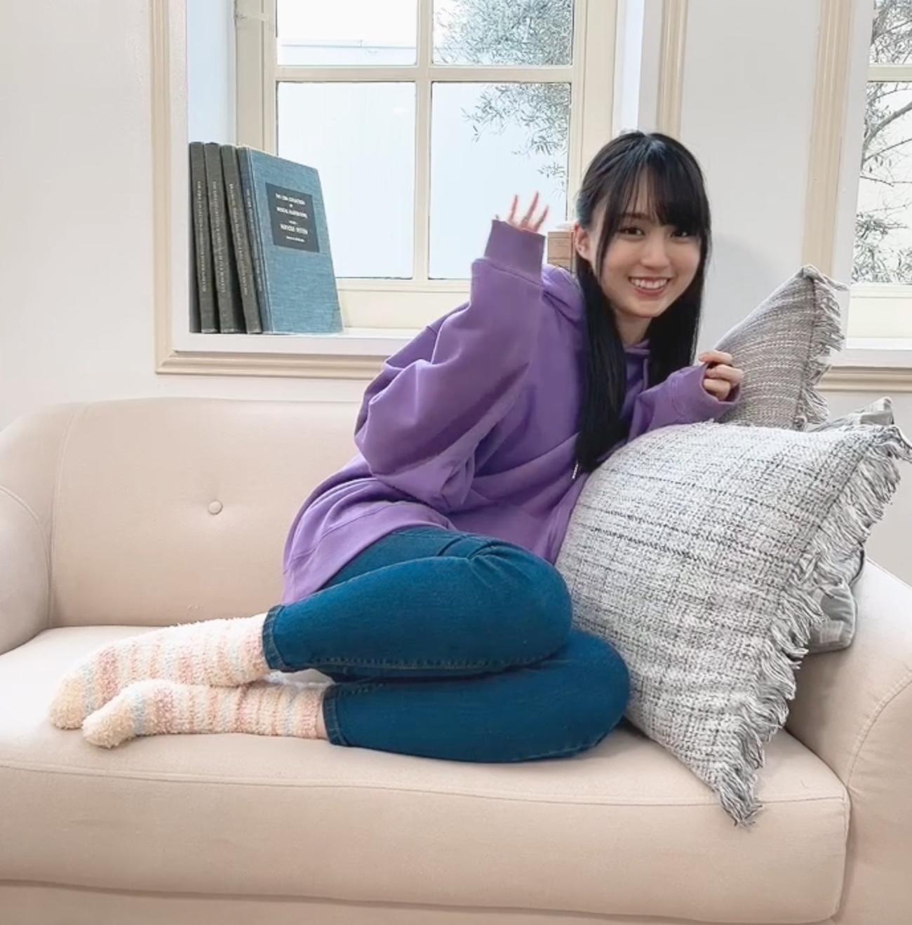 乃木坂46賀喜遥香ファースト写真集「まっさら」の公式ツイッターで公開されたショット