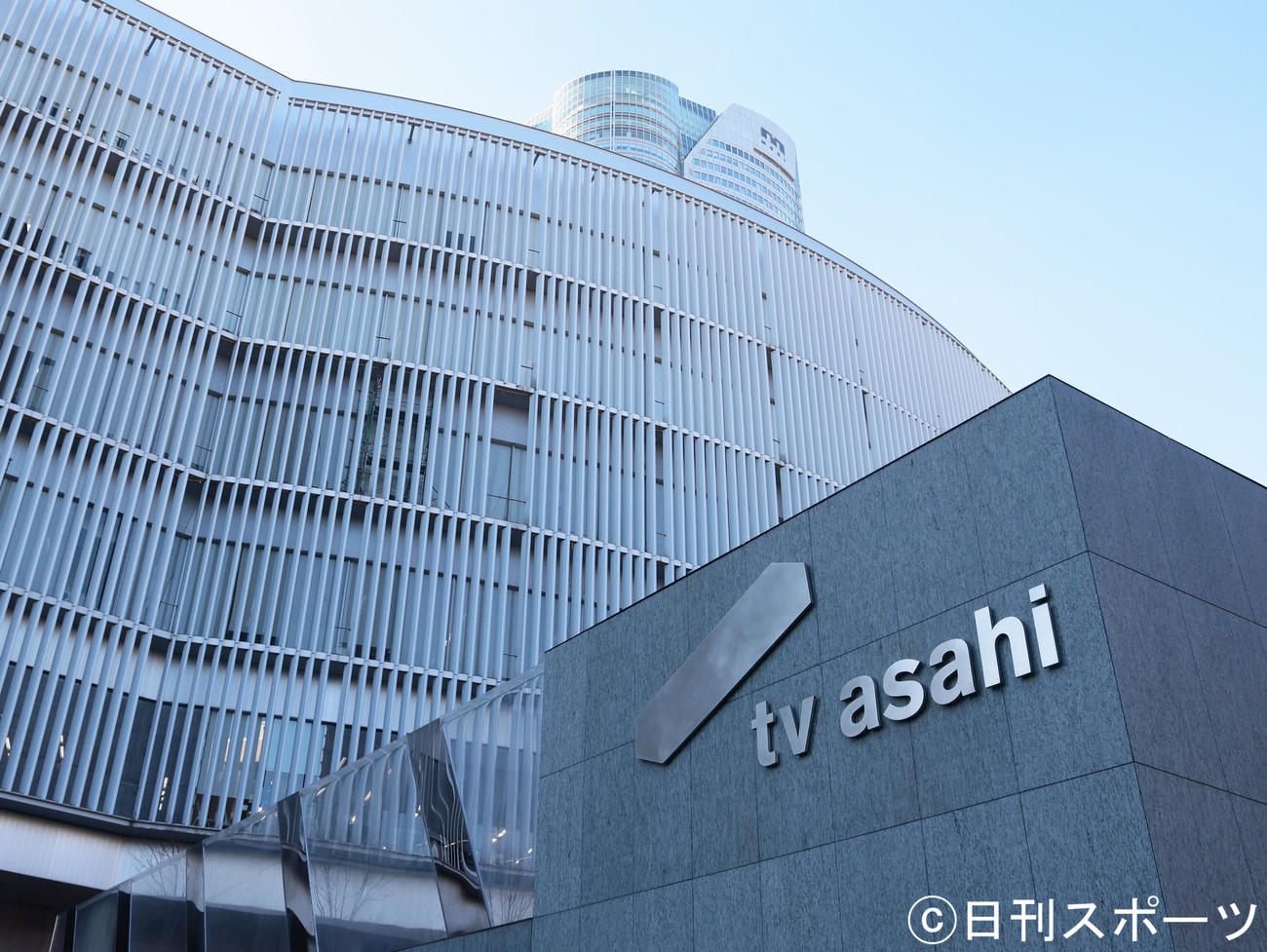 六本木のテレビ朝日本社（2021年1月撮影）