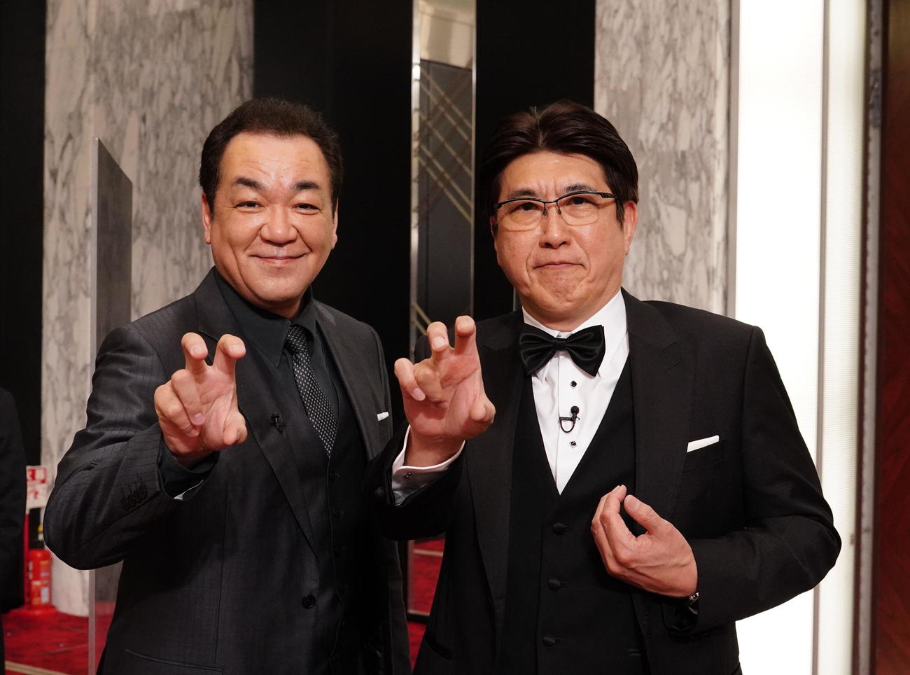 40年来の交友がある槙原寛己氏（左）と石橋貴明（C）AbemaTV, Inc.