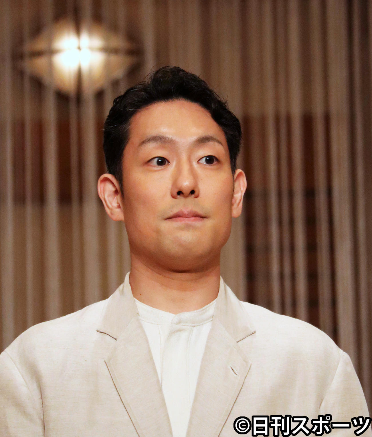 スペクタクルリーディング「バイオーム」の制作発表会見に出席した中村勘九郎（撮影・小林千穂）