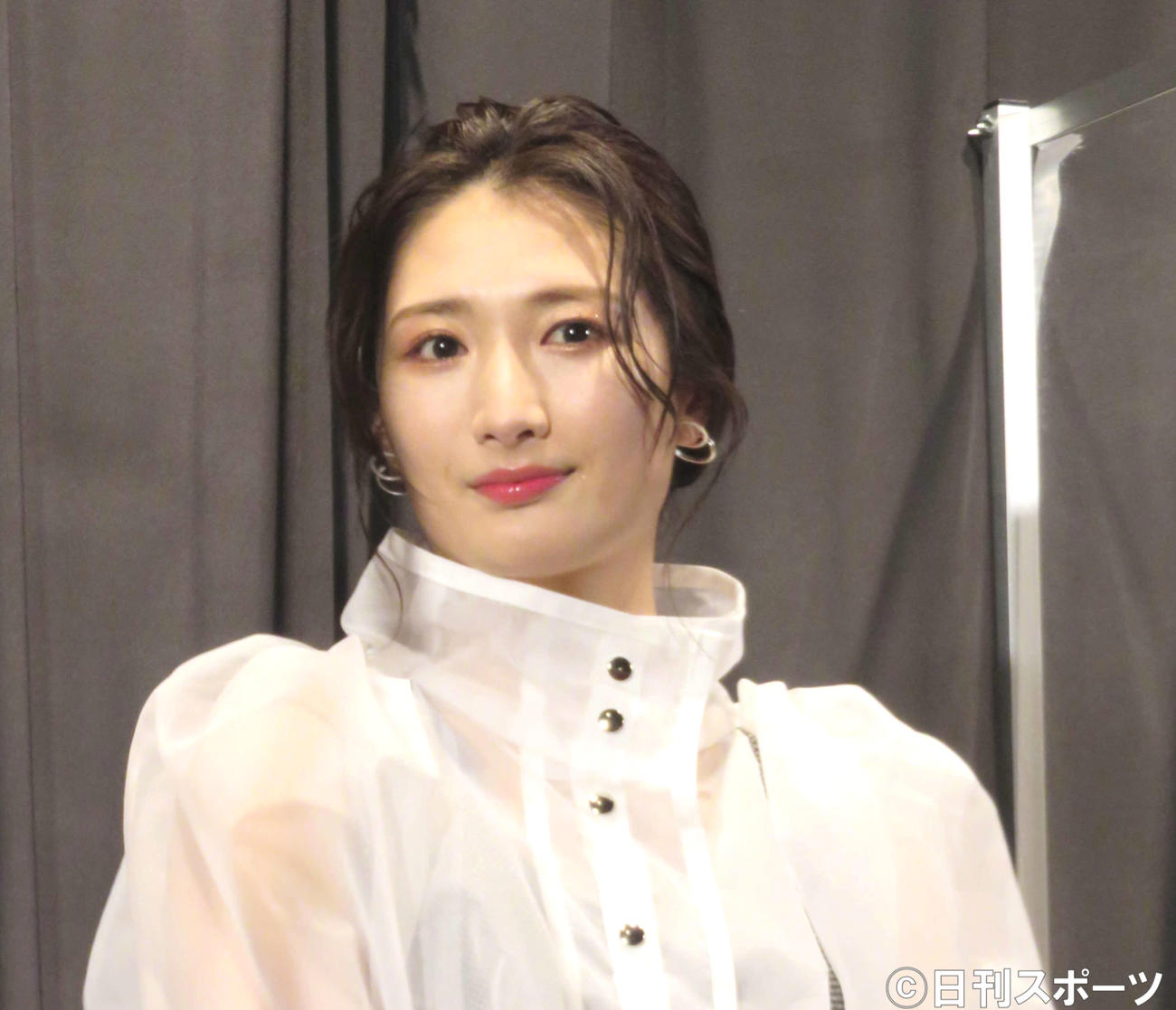 映画「Sexual Drive」の初日舞台あいさつに出席した武田梨奈