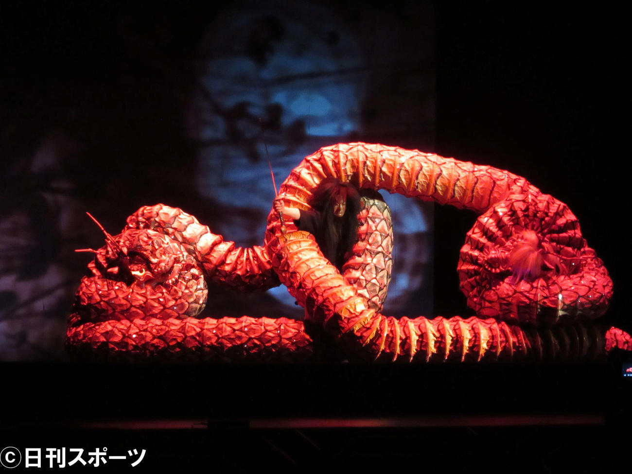 田島芽瑠武楽「神曲　修羅六道」舞台稽古の様子（撮影・加藤理沙）