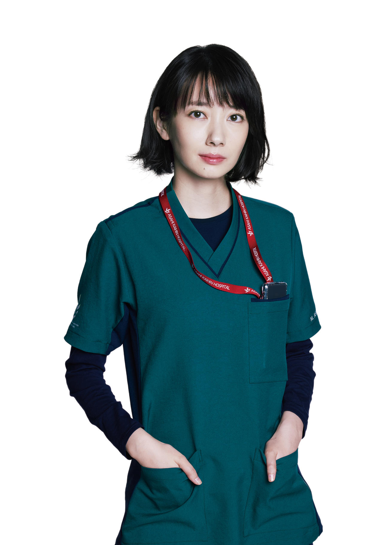 フジテレビ「ナイト・ドクター」で信念を持って働く医師・朝倉美月を演じた波瑠（C）フジテレビ